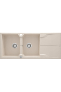 Obrázok pre 2-bowl granite sink with drainer