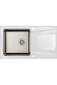 Obrázok pre 1-bowl granite-steel sink with drainer
