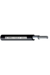 Obrázok pre Photovoltaic cable // MG Wires // 1x4mm2, 0.6/1kV black H1Z2Z2-K-4mm2 BK, 50m package