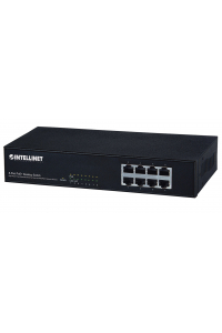 Obrázok pre Intellinet 560764 síťový přepínač Fast Ethernet (10/100) Podpora napájení po Ethernetu (PoE) Černá