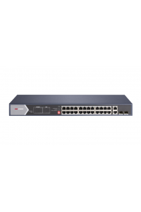 Obrázok pre Hikvision DS-3E0528HP-E síťový přepínač Nespravované Gigabit Ethernet (10/100/1000) Podpora napájení po Ethernetu (PoE) Modrá