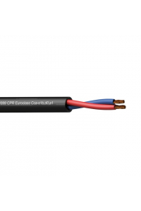 Obrázok pre PROCAB CLS225-CCA/1 – Loudspeaker cable - 2 x 2.5 mm2 - 13 AWG -  EN50399 CPR Euroclass Cca-s1b,d0,a1 100 m wooden reel - Black version