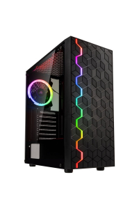 Kolink INSPIRE K8 počítačová skříň Midi Tower Černá Obrázok pre Kolink INSPIRE K8 počítačová skříň Midi Tower Černá