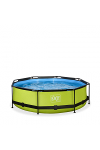 Obrázok pre EXIT Lime pool ø300x76cm with filter pump - green Rámový bazén Kulatý 4383 l Zelená