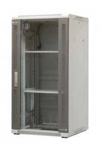 Obrázok pre EMITERNET Free-standing frame cabinet EmiterNet Top, 24U, front door sheet metal/glass, 600x600x1180mm (width/depth/height) EM/SH05D-6624