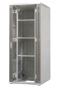 Obrázok pre EMITERNET Free-standing frame cabinet EmiterNet Top, 42U, front door sheet metal/glass, 800x1000x1980mm (width/depth/height) EM/SH05D-8042