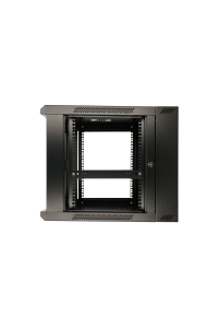 Obrázok pre Extralink Racková skříň 6U 600x600 AZH Černá montovaná na zdi, dvoudílná