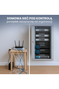 Obrázok pre Extralink Racková skříň 12U 600x450 Šedá montovaná na zdi