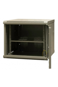 Obrázok pre EMITERNET Separate hanging cabinet 19'' 9U, unassembled, sheet metal/glass door, 600x600x500mm width/depth/height. EM/AS6609X