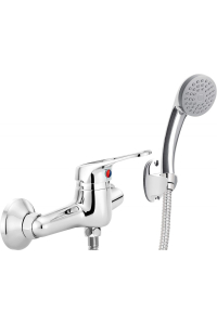 Wall-mounted shower faucet with shower set Obrázok pre Wall-mounted shower faucet with shower set