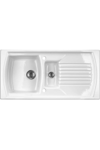 Obrázok pre 1.5-bowl ceramic sink with drainer