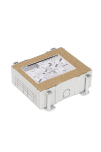 Obrázok pre Floor box 6M IP66 - floor box for mounting 22.5x45 mm (45x45 mm) standard sockets, tilting