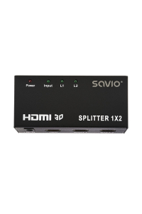 Obrázok pre Savio CL-42 videorozdělovač HDMI 2x HDMI