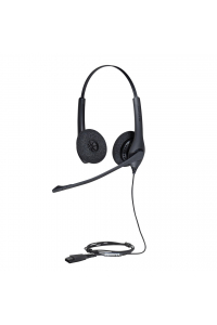 Obrázok pre Jabra Biz 1500 Duo QD Sluchátka s mikrofonem Kabel Přes hlavu Kancelář / call centrum Bluetooth Černá