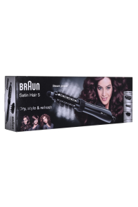 Obrázok pre Braun Satin Hair 5 AS530 Kartáč na horký vzduch Teplé Černá 1000 W 2 m