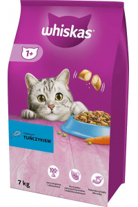 Obrázok pre WHISKAS Cat Adult s tuňákem - suché krmivo pro kočky - 7 kg