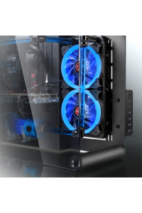 Obrázok pre RAIJINTEK IRIS 12 RBW ADD-3 Počítačová skříň Ventilátor 12 cm Černá, Bílá 3 kusů