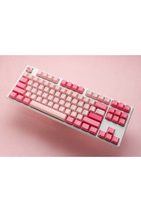 Obrázok pre Ducky One 3 TKL Gossamer Pink klávesnice Hraní USB Americká angličtina Růžová, Bílá