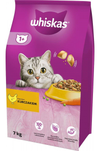 Obrázok pre WHISKAS Cat Adult s kuřecím masem - suché krmivo pro kočky - 7 kg