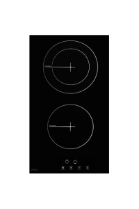 Obrázok pre Simfer | H3.020.DEBSP | Hob | Vitroceramic | Number of burners/cooking zones 2 | Touch | Black