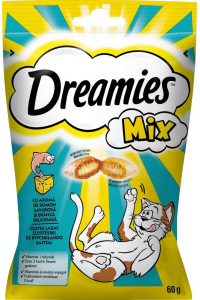 Obrázok pre DREAMIES Mix with Salmon-flavored Cheese - pamlsek pro kočky - 60 g