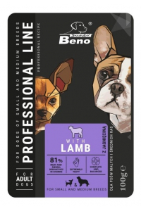 Obrázok pre SUPER BENO Adult Small and medium Lamb - mokré krmivo pro psy - 100 g