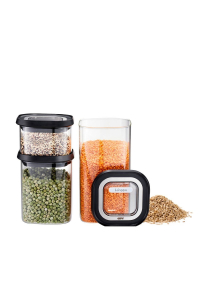 GEFU 12807 Obdélníkový Sada 1,4 l Černá, Průhledná 3 kusů Obrázok pre GEFU 12807 Obdélníkový Sada 1,4 l Černá, Průhledná 3 kusů