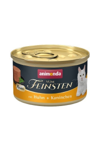 Obrázok pre ANIMONDA Vom Feinsten Mousse Chicken and Rabbit - vlhké krmivo pro kočky - 85 g