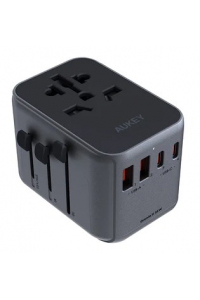 Obrázok pre AUKEY PA-TA07 Universal Travel Adapter Charger 35W with USB-C & USB-A UK USA EU AUS CHN 150 Countries