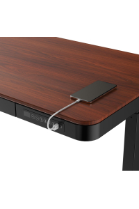 Obrázok pre Tuckano Elektrický výškově nastavitelný stůl ET119W-C Černá/Ořech