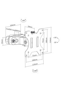 Držák monitoru pro trubku/stojan 28-60 mm Maclean, 17-32'', max. 8 kg, MC-983 Obrázok pre Držák monitoru pro trubku/stojan 28-60 mm Maclean, 17-32'', max. 8 kg, MC-983