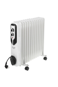 Obrázok pre Adler | Oil-Filled Radiator | AD 7818 | Oil Filled Radiator | 2500 W | Number of power levels 3 | Suitable for rooms up to  m2 | White