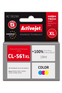 Obrázok pre Activejet AC-561NX Inkoust pro tiskárny Brother, náhrada za Canon CL-561XL; Supreme; 18 ml; barevný