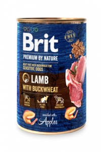 Obrázok pre BRIT Premium by Nature Lamb with buckwheat - mokré krmivo pro psy - 400g