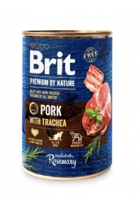 Obrázok pre BRIT Premium by Nature Pork with trachea - mokré krmivo pro psy - 400g