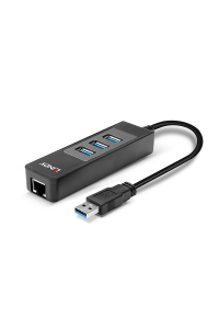 Obrázok pre Lindy 43176 rozbočovač rozhraní USB 3.2 Gen 1 (3.1 Gen 1) Type-A 5000 Mbit/s Černá