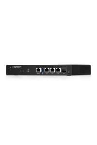 Obrázok pre Ubiquiti EdgeRouter 4 router zapojený do sítě Gigabit Ethernet Černá