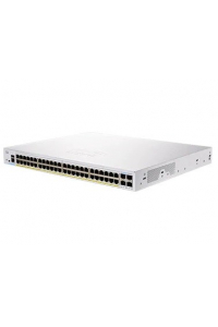 Obrázok pre Cisco CBS250-48P-4G-EU síťový přepínač Řízený L2/L3 Gigabit Ethernet (10/100/1000) Stříbrná
