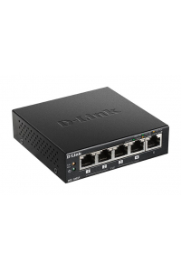Obrázok pre D-Link DGS-1005P/E síťový přepínač Nespravované Gigabit Ethernet (10/100/1000) Podpora napájení po Ethernetu (PoE) Černá