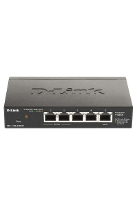 Obrázok pre D-Link DGS-1100-05PDV2 síťový přepínač Řízený Gigabit Ethernet (10/100/1000) Podpora napájení po Ethernetu (PoE) Černá