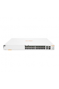 Obrázok pre Aruba Instant On 1960 24G 20p Class4 4p Class6 PoE 2XGT 2SFP+ 370W Řízený L2+ Gigabit Ethernet (10/100/1000) Podpora napájení po Ethernetu (PoE) 1U Bílá