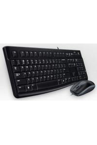 Obrázok pre Logitech Desktop MK120 klávesnice Obsahuje myš USB AZERTY Francouzský Černá