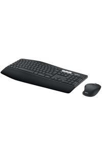 Logitech 920-008221 klávesnice Obsahuje myš Univerzální RF bezdrátové + Bluetooth QWERTZ Německý Černá Obrázok pre Logitech 920-008221 klávesnice Obsahuje myš Univerzální RF bezdrátové + Bluetooth QWERTZ Německý Černá