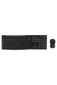 Obrázok pre Logitech Wireless Combo MK270 klávesnice Obsahuje myš Univerzální USB AZERTY Francouzský Černá