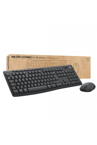 Obrázok pre Logitech MK370 Combo for Business klávesnice Obsahuje myš Kancelář RF bezdrátové + Bluetooth QWERTZ švýcarský Grafit