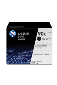 Obrázok pre HP 90X Dvojbalení černé originální tonerové kazety LaserJet s vysokou výtěžností