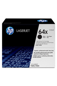 Obrázok pre HP 64X High Yield Black Original LaserJet Toner Cartridge tonerová náplň 1 kusů Originální Černá