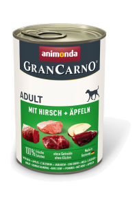 Obrázok pre ANIMONDA GranCarno Adult Pork with venison and apple - mokré krmivo pro psy - 400g