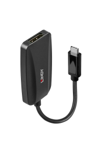 Obrázok pre Lindy 43337 adaptér k video kabelům 0,13 m USB typu C DisplayPort Černá