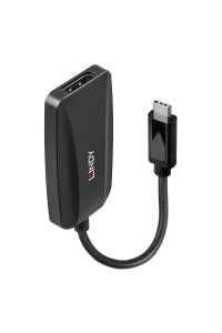 Obrázok pre Lindy 43337 adaptér k video kabelům 0,13 m USB typu C DisplayPort Černá